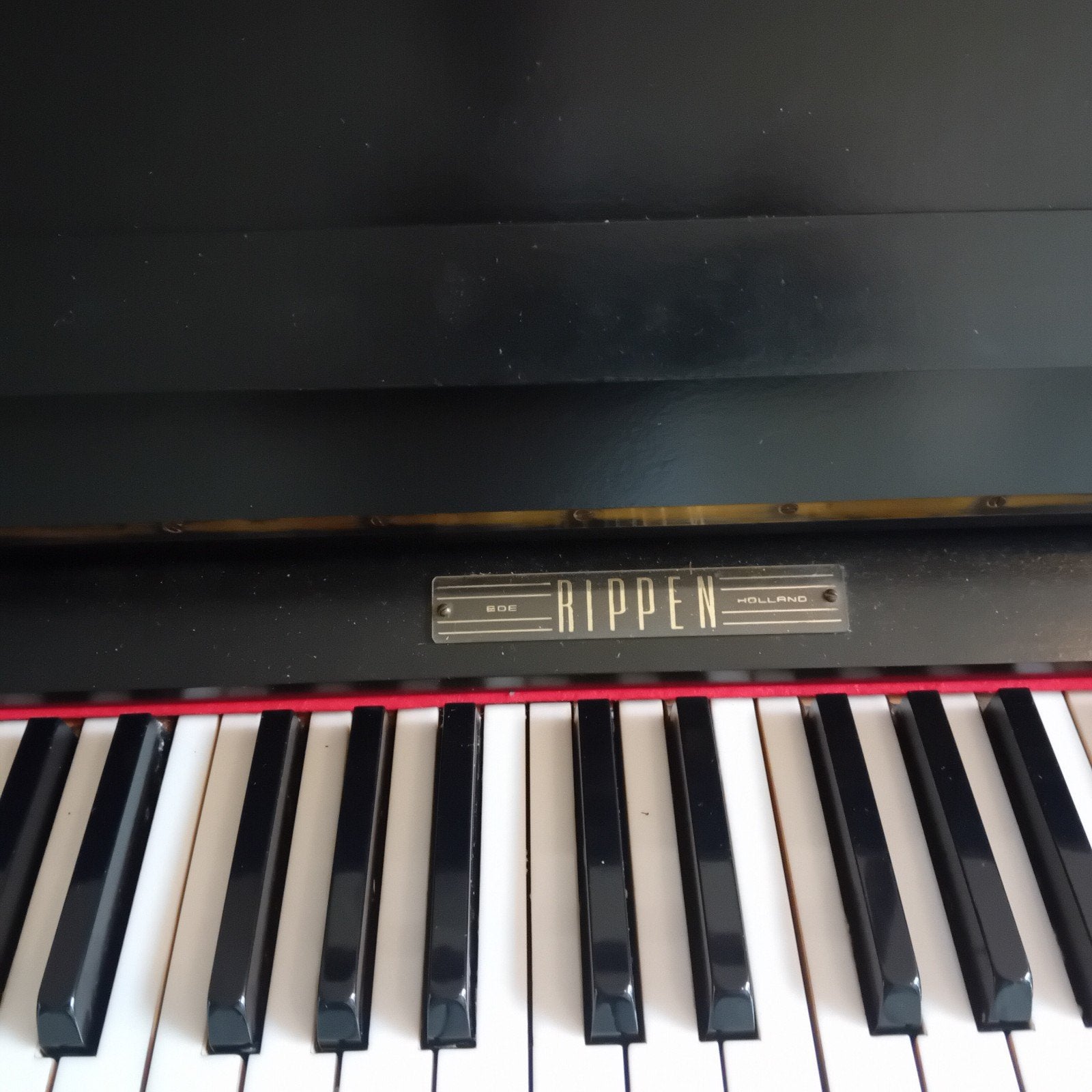 Rippen Piano Zwart, Ophalen, Gebruikt, Zwart, Piano