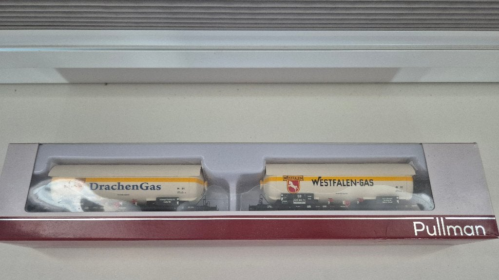 Pullmann 36536 H0 - Gas-KetelwagenSet ZAG 620 DB (marklin), Overige merken, Gelijkstroom of Wisselstroom, Brug, Tunnel of Gebouw
