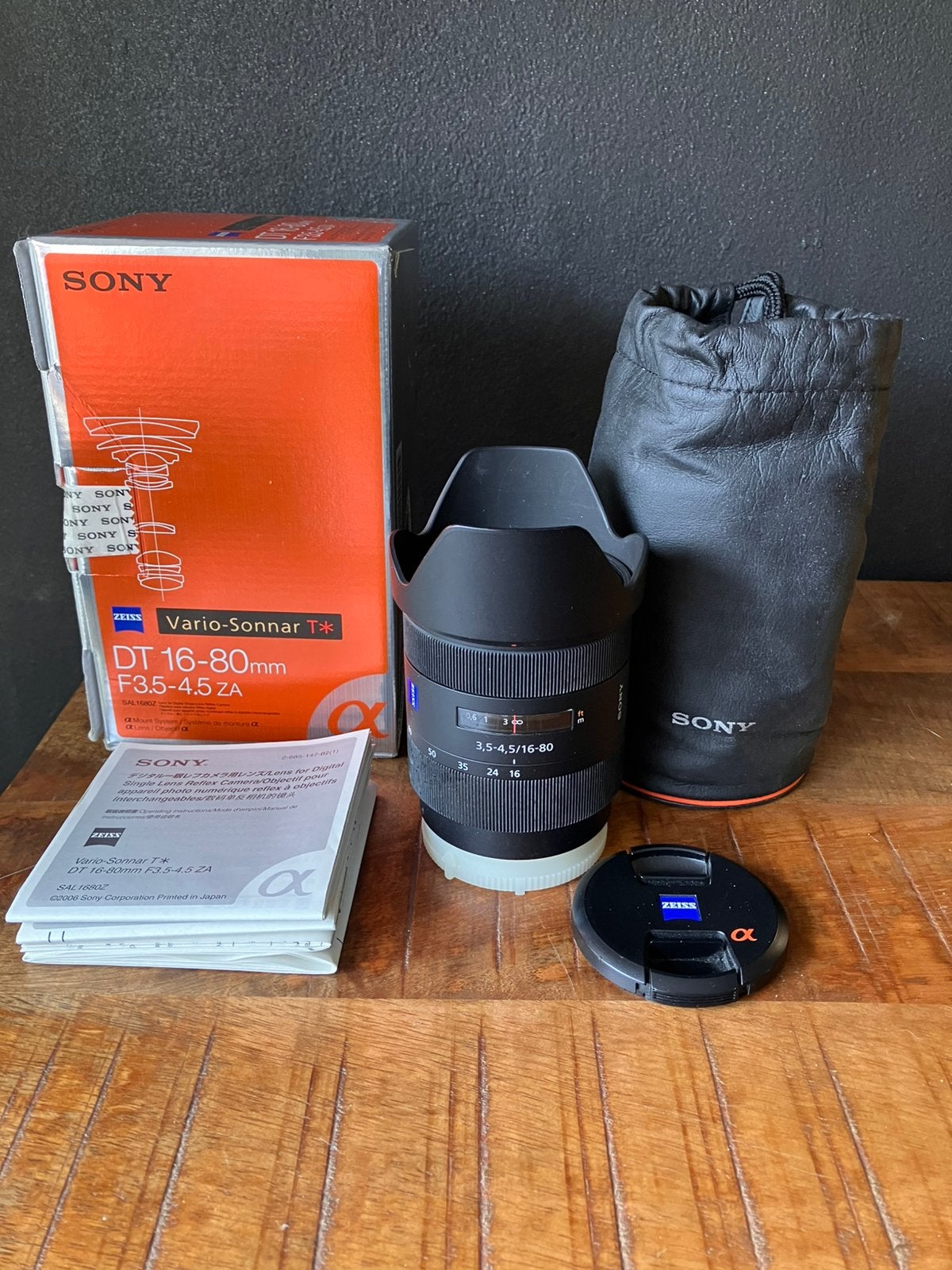 Carl Zeiss 16-80 voor Sony Alpha. A-mount, Ophalen of Verzenden, Zo goed als nieuw, Standaardlens