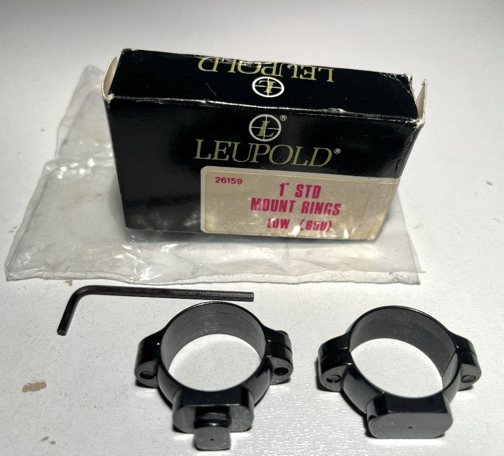 Leupold 1'STD Mount rings Low, Ophalen of Verzenden, Nieuw
