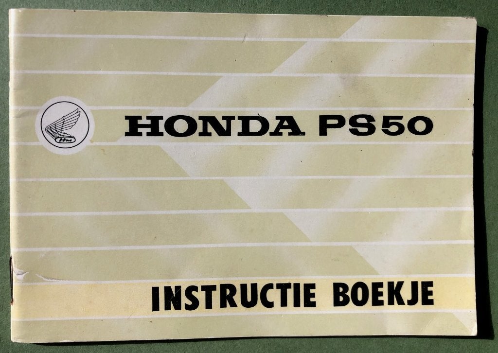 HONDA PS 50 Instructieboek 1968, Fietsen en Brommers, Handleidingen en Instructieboekjes, Verzenden, Gebruikt