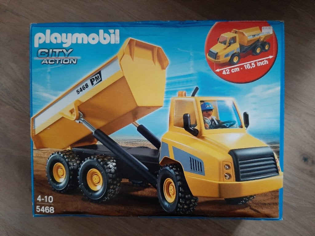 Playmobil City Action Kiepwagen 5468, Kinderen en Baby's, Complete set, Voertuig, Ophalen of Verzenden, Zo goed als nieuw