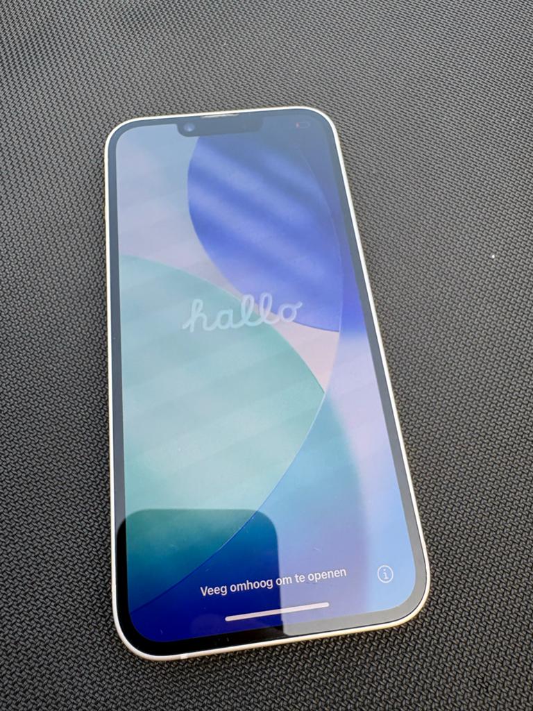 iPhone 14 Plus 128 GB Starlight white, Ophalen, 128 GB, IPhone 14 Plus, Wit