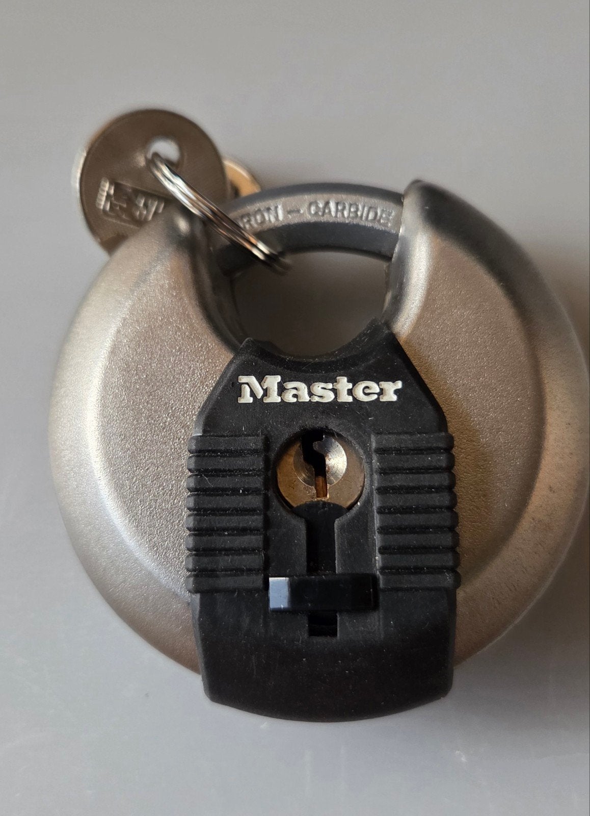 Stevig Masterlock discusslot met twee sleutels, Ophalen of Verzenden