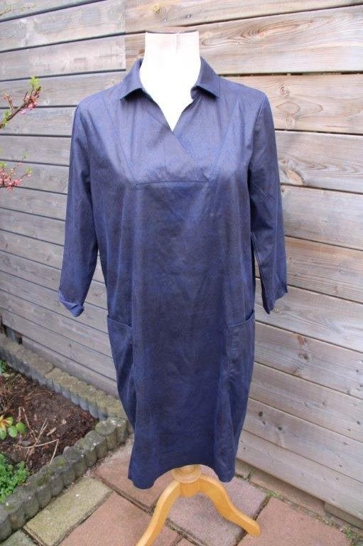 Jurk donkerblauw Sandwich mt 38 Vaste prijs, Maat 38/40 (M), Blauw, Ophalen of Verzenden, Zo goed als nieuw