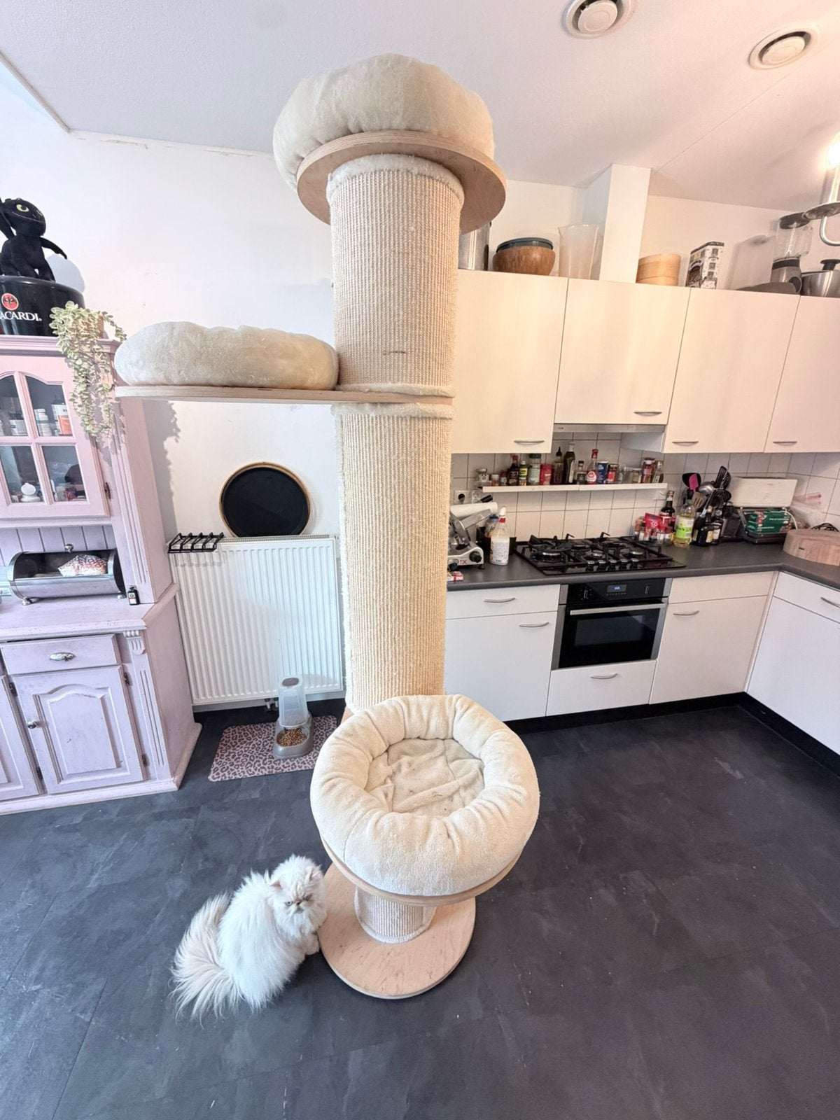 Grote luxe kattenkrabpaal, Ophalen, Gebruikt, Krabpaal