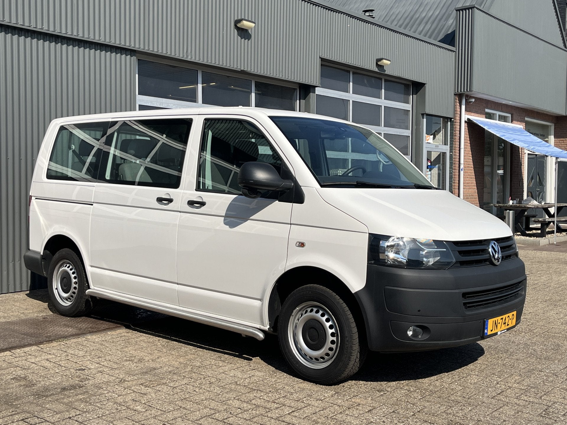 Volkswagen Transporter Kombi 9-Persoons 2.0 TDI DSG Automaat, Euro 5, Stof, Gebruikt, Zwart