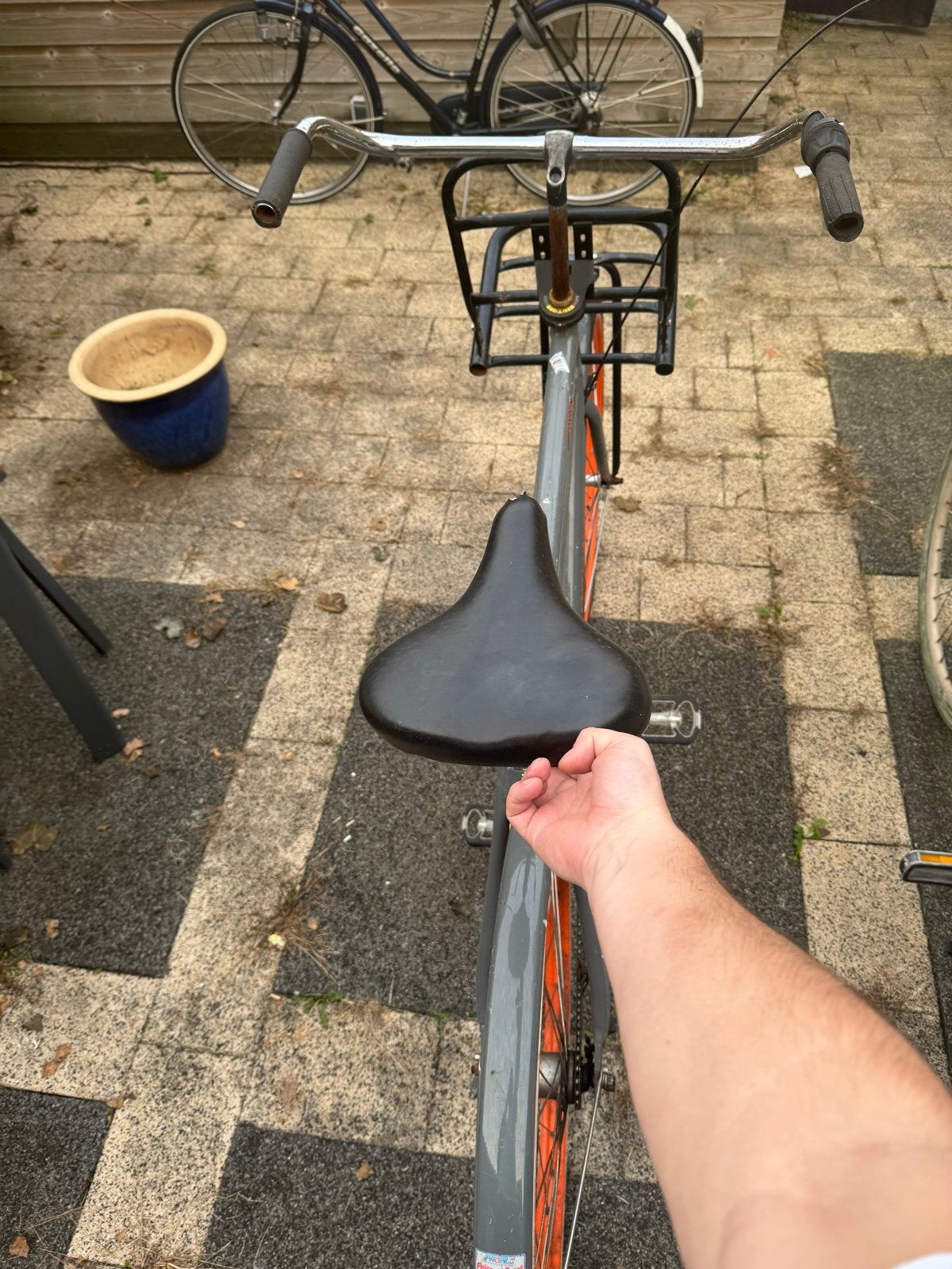 Twee Sparta fietsen (wit en grijs) - opknappers, Fietsen en Brommers, Ophalen, Gebruikt, Sparta