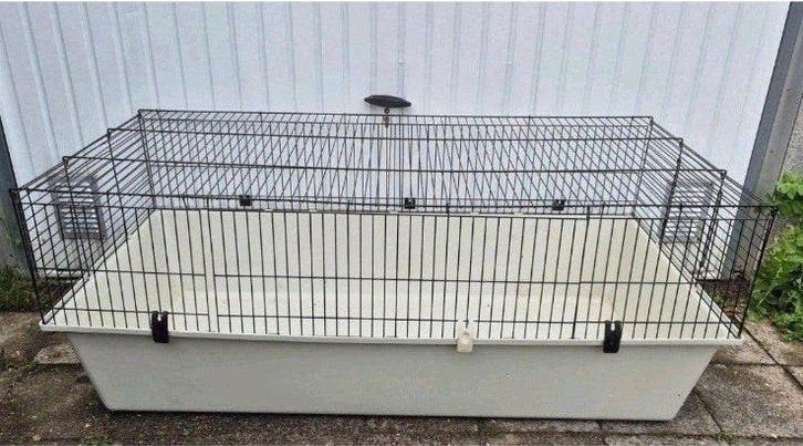 Nette Ferplast Groot konijnenkooi rabbit 160, Kooi, 110 cm of meer, Zo goed als nieuw, Konijn