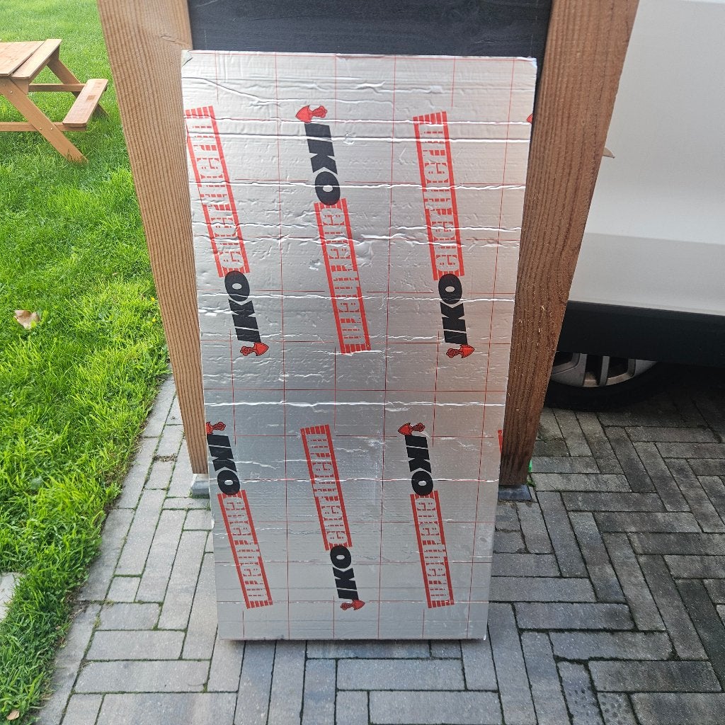 3x Pir isolatie 120x60x10cm, Doe-het-zelf en Verbouw, Ophalen, Vloerisolatie, Zo goed als nieuw, Hardschuim (Pir)