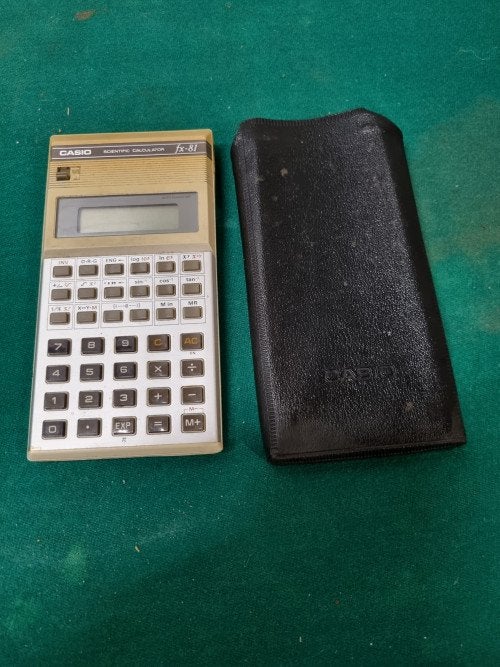 Rekenmachine casio fx-81, Ophalen of Verzenden, 'T Olde Gre-j, Info@toldegrej.nl, Endepoelstraat 20f Didam