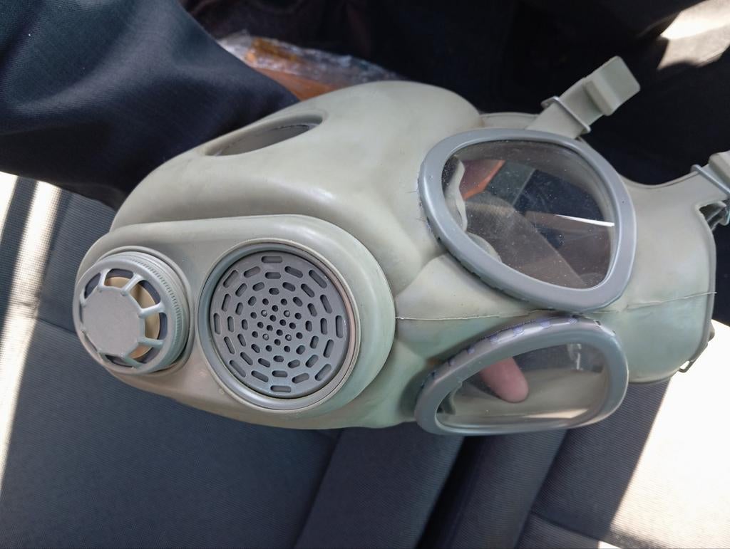 Militair gasmasker met tas, Ophalen of Verzenden, Overige soorten, Overige gebieden, Overige typen