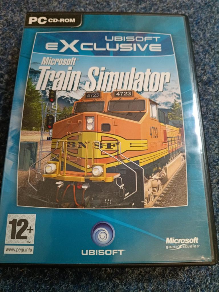 Microsoft Train Simulator - PC CD-ROM (Ubisoft Exclusive), Gebruikt, 1 speler, Ophalen of Verzenden, Vanaf 12 jaar