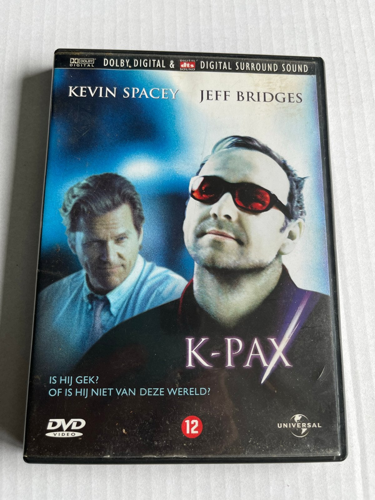 K-PAX DVD met Kevin Spacey en Jeff Bridges, Vanaf 12 jaar, Ophalen of Verzenden, Gebruikt