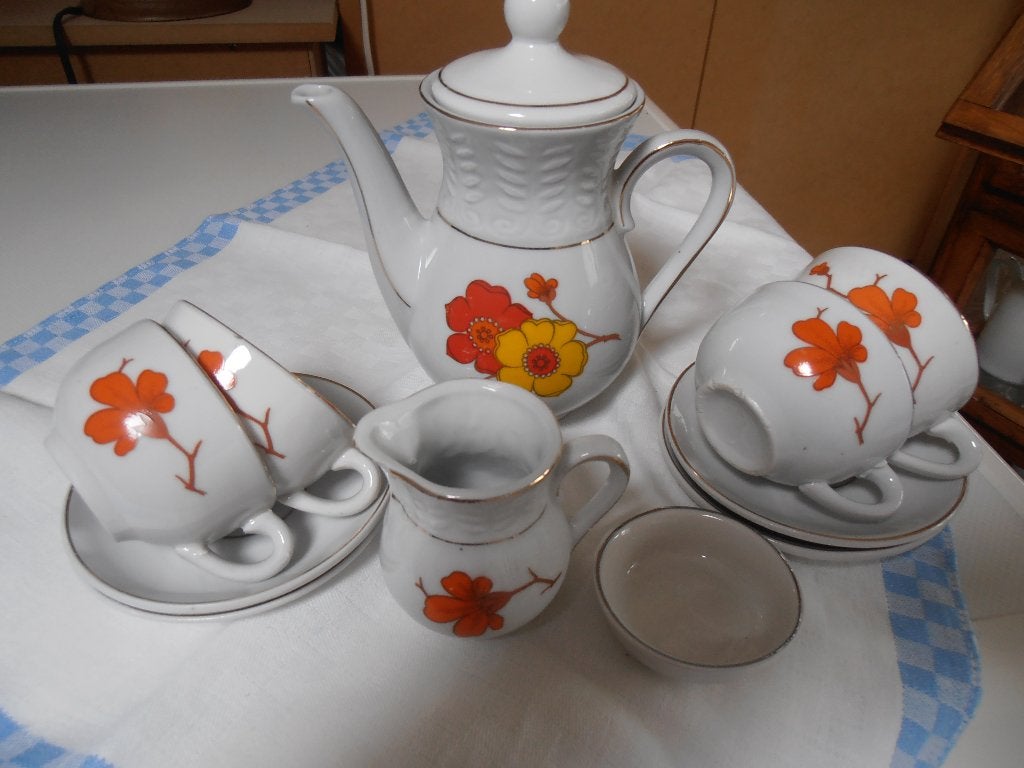 Vintage kinderserviesje compleet, Ophalen of Verzenden