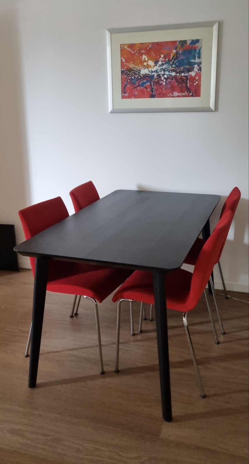 Lisabo Ikea eettafel, Ophalen, 100 tot 150 cm, 50 tot 100 cm, Zo goed als nieuw
