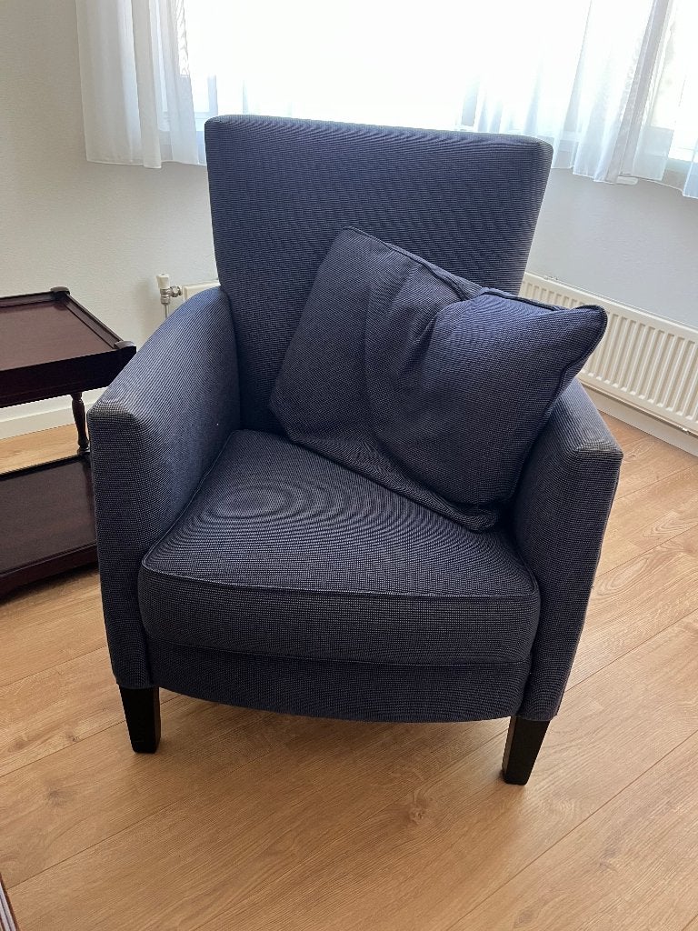 fauteuils 2x, Ophalen, Gebruikt, 75 tot 100 cm, Stof