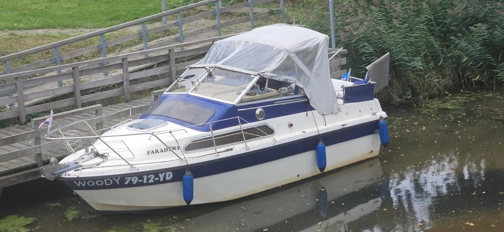 Fairline Weekender 21 - Comfortabele Cruiser, Watersport en Boten, Gebruikt, Diesel, Ophalen of Verzenden, Polyester
