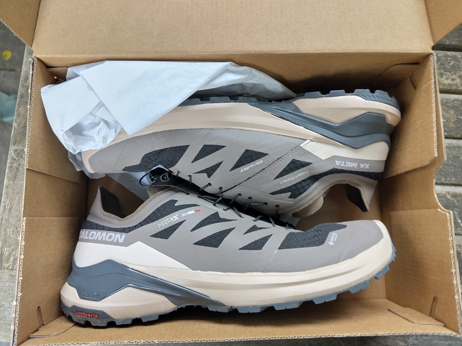 Salomon XA META GTX M lage wandelschoen  - maat 42, Ophalen of Verzenden, Zo goed als nieuw, Schoenen