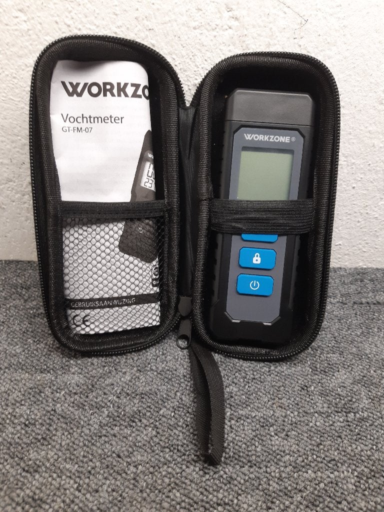 Workzone vochtmeter, Ophalen of Verzenden, Zo goed als nieuw, Vocht of Vloeistof