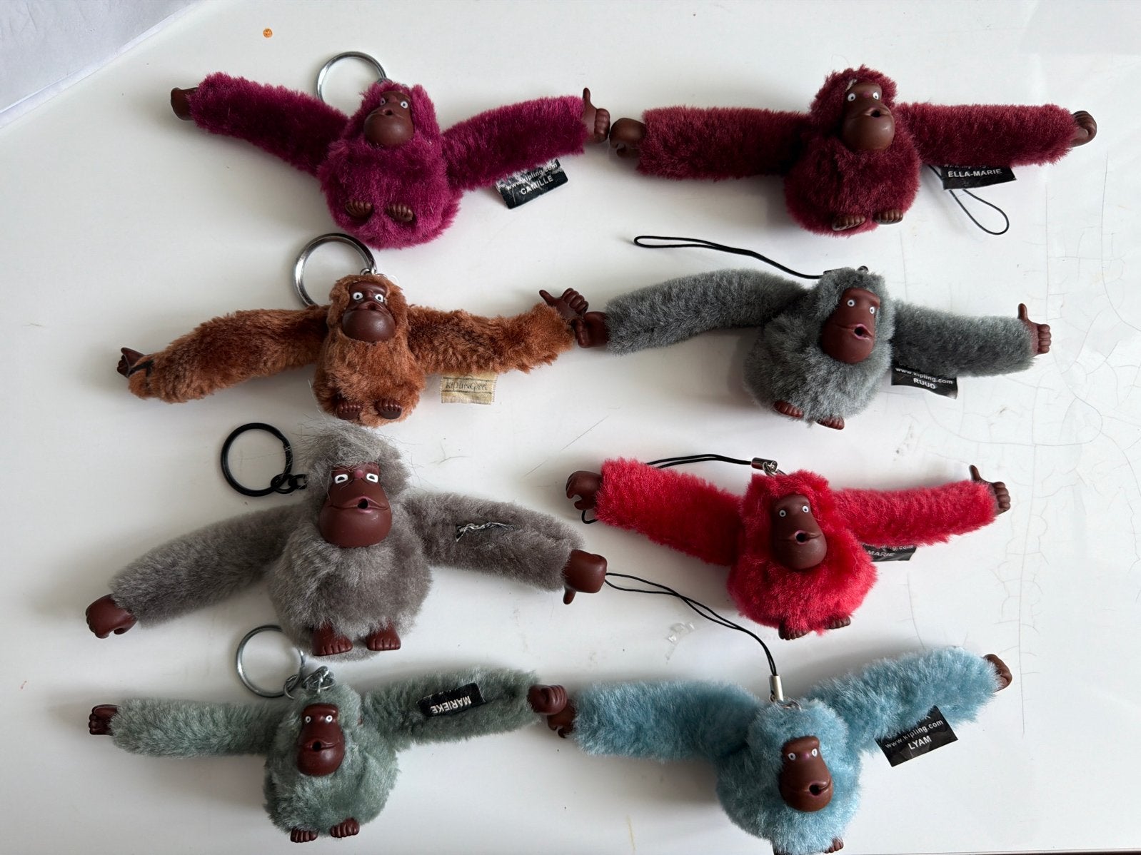 Kipling Sleutelhangers - Diverse Kleuren en Namen, Ophalen of Verzenden, Gebruikt, Merk