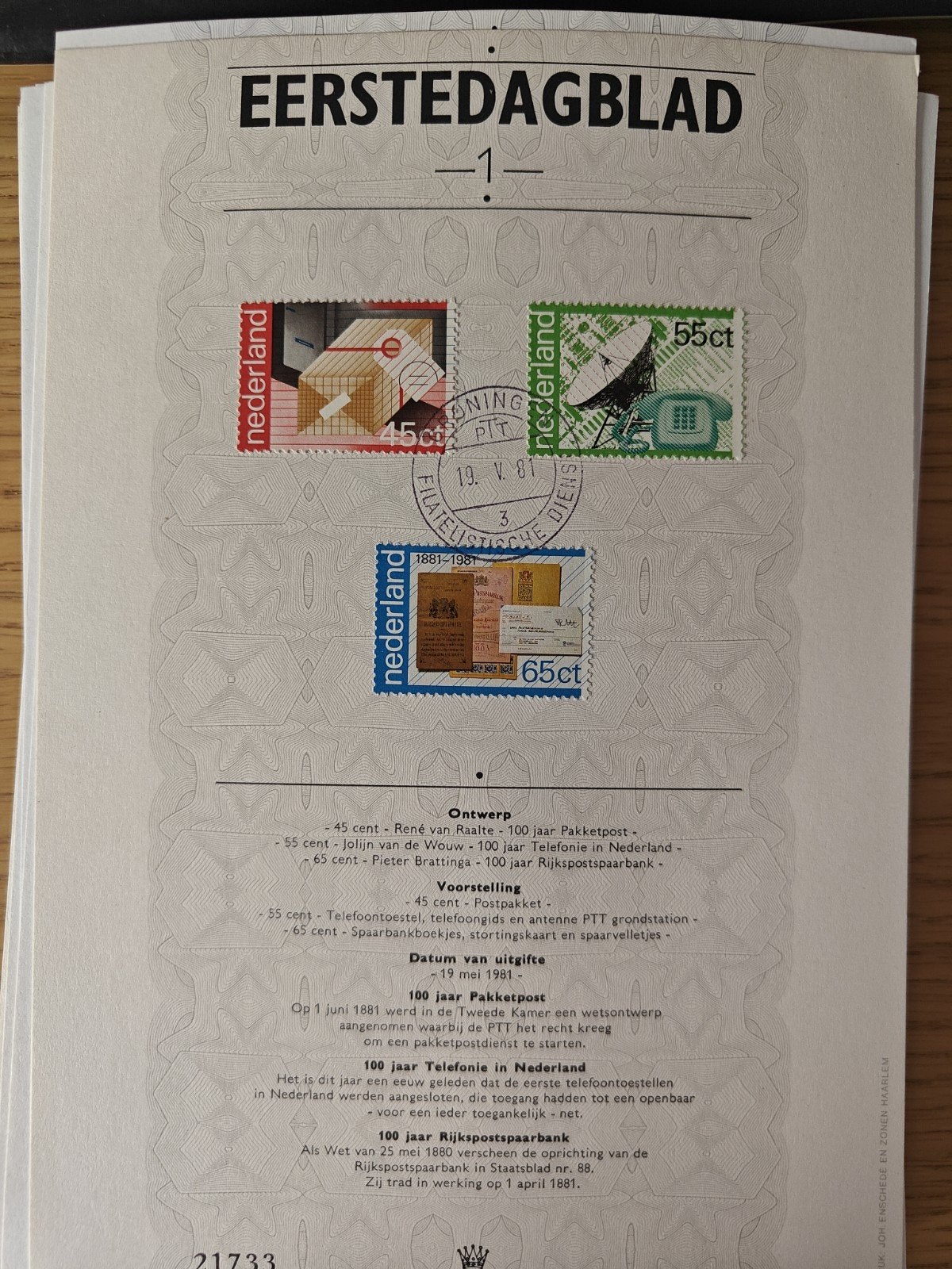 Collectie Eerstedagbladen - 1 t/m 75, Postzegels en Munten, Ophalen of Verzenden, Na 1940, Postfris