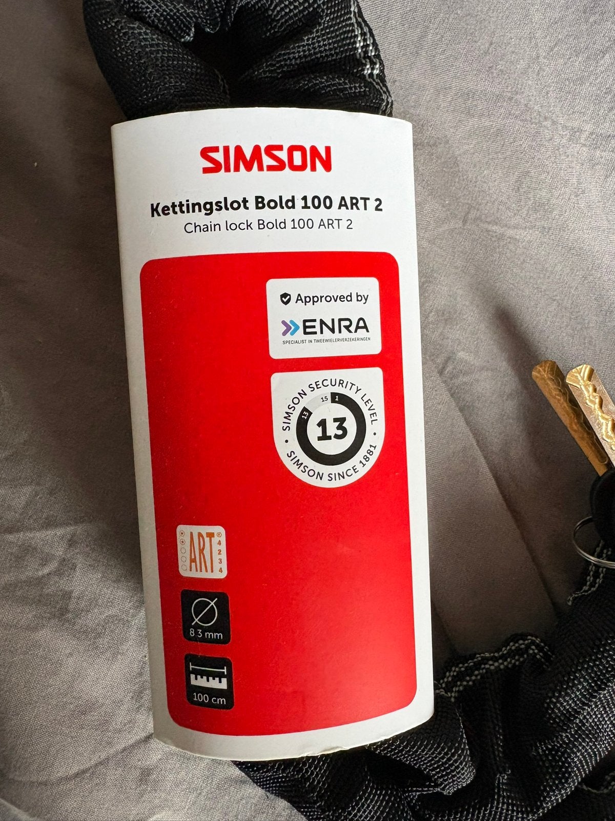 Simson kettingslot bold 100 ART2, Ophalen of Verzenden, Nieuw, Kettingslot