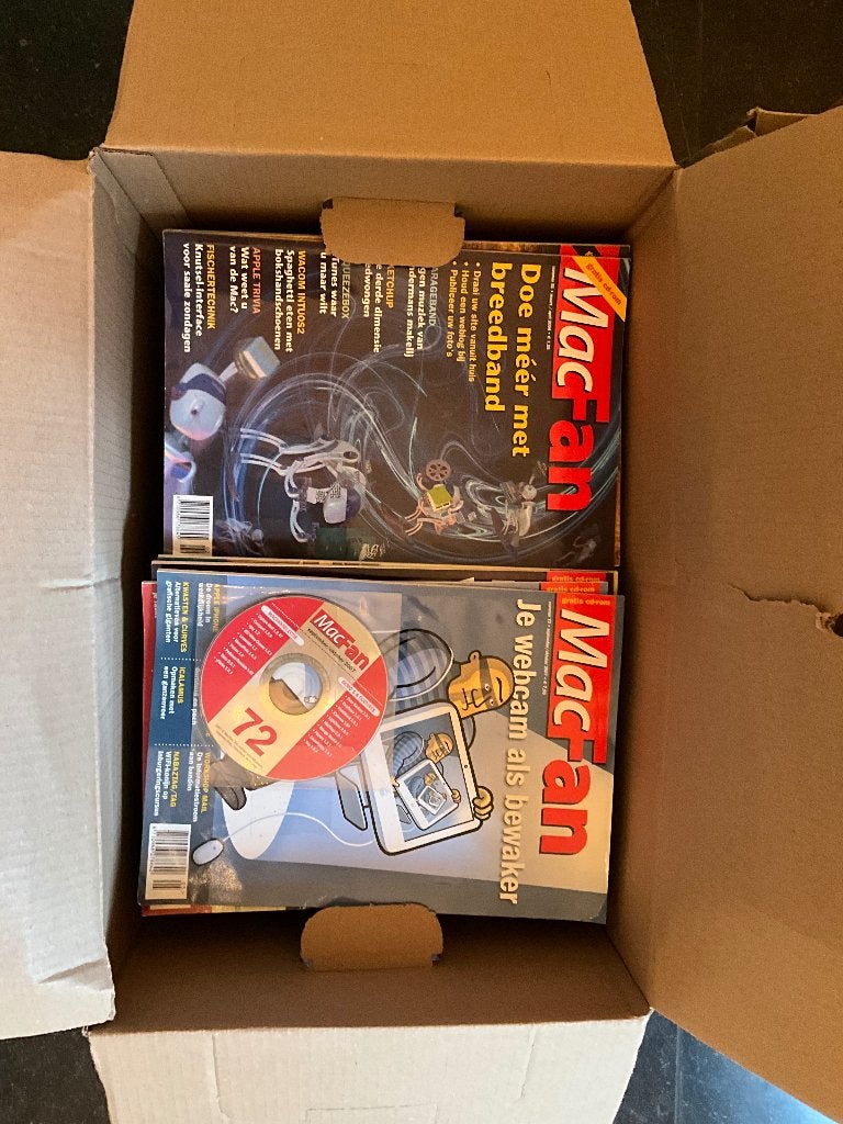 Enorme hoeveelheid vintage Apple/computer tijdschriften, Ophalen, Zo goed als nieuw, Overige typen