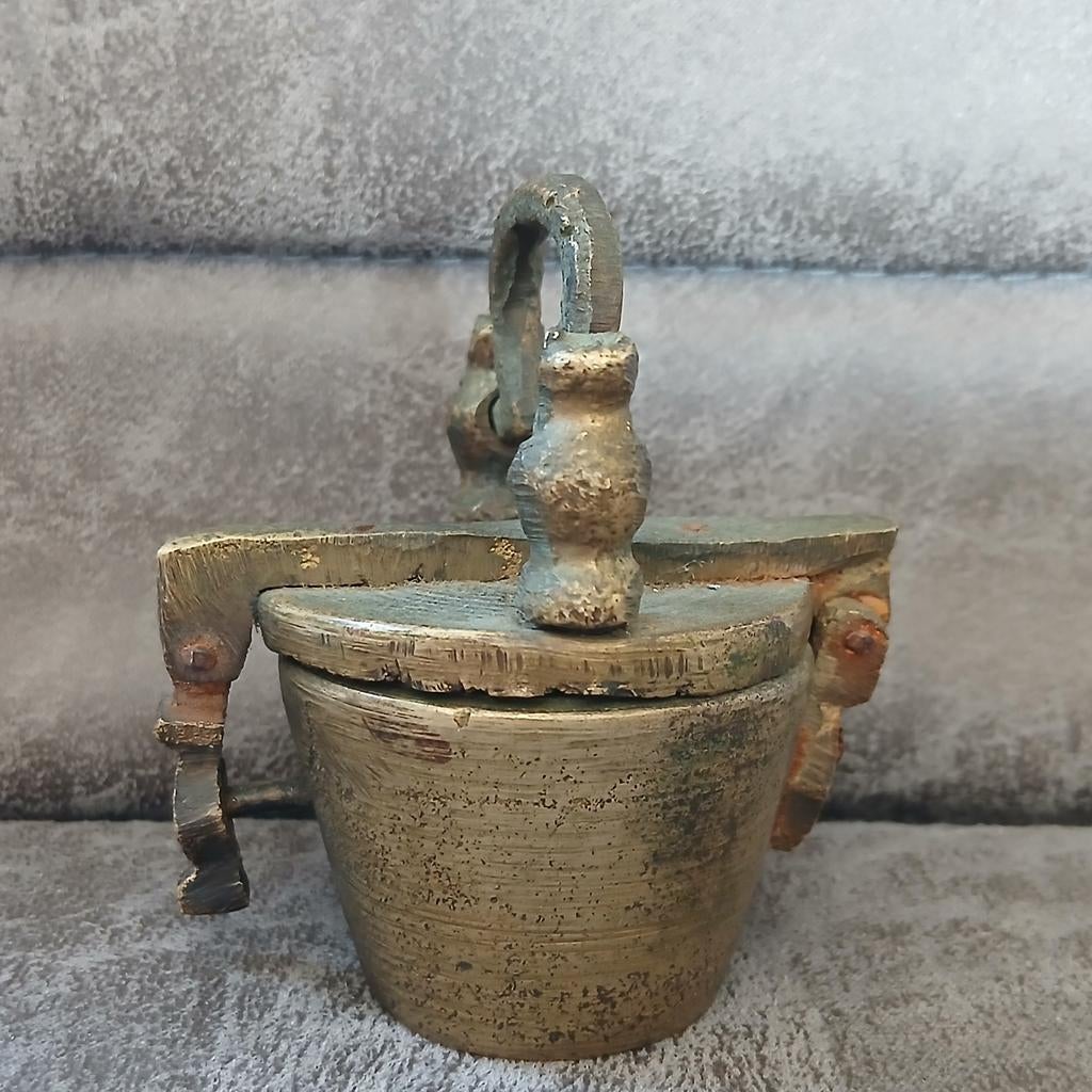 Antiek bronzen sluitgewicht,, Antiek en Kunst, Ophalen of Verzenden