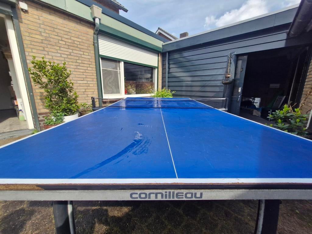 Pingpongtafel/tafeltennis in goede staat, Hobby en Vrije tijd, Overige Hobby en Vrije tijd, Ophalen, Gebruikt