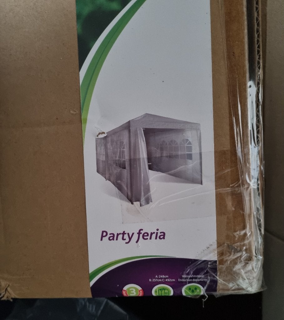 partytent, Tuin en Terras, Partytenten, Ophalen, Opvouwbaar, Partytent, Minder dan 4 meter