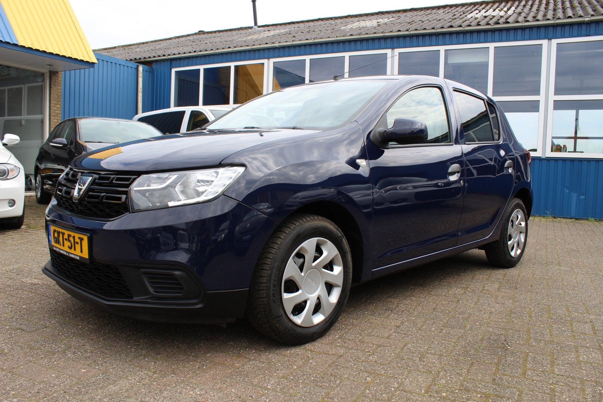 Dacia Sandero 1.0 SCe "Laureate" LED - BLTH - Trekhaak - Aud, Auto's, Dacia, Stof, Gebruikt, Zwart, Blauw