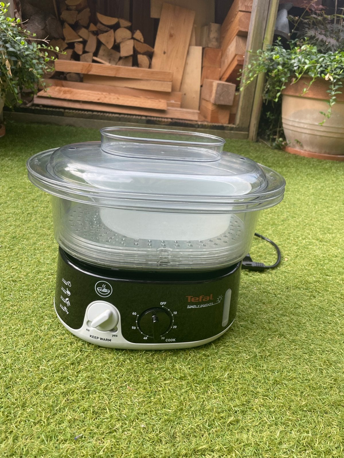 Tefal Stoomkoker Simply Invents - Gezond en Makkelijk Koken, Ophalen, Gebruikt