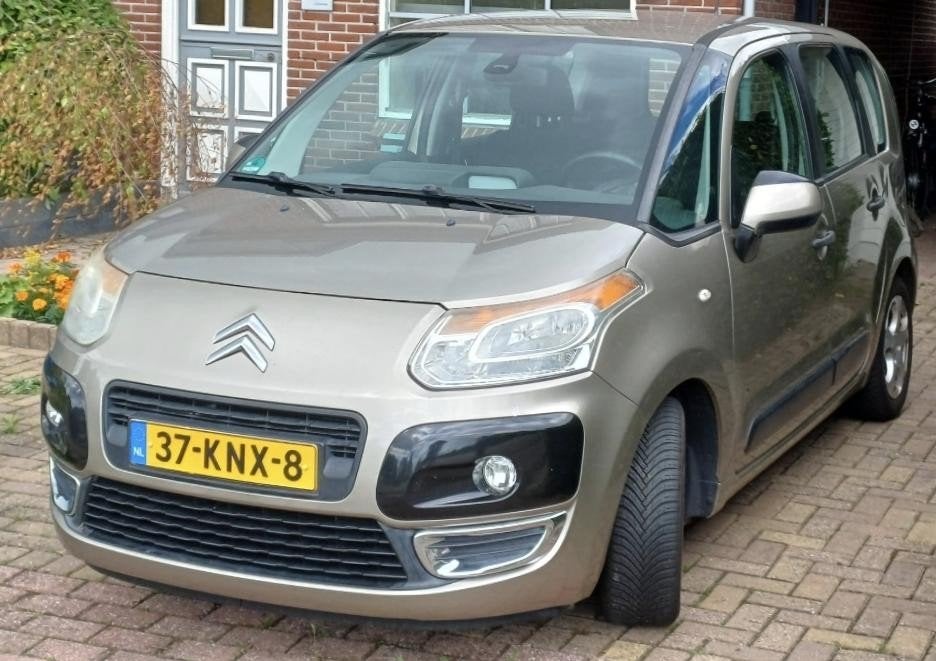 Citroën C3 Picasso 1.4 VTI 2010 Beige, Auto's, Citroën, Voorwielaandrijving, Zwart, Beige, Origineel Nederlands