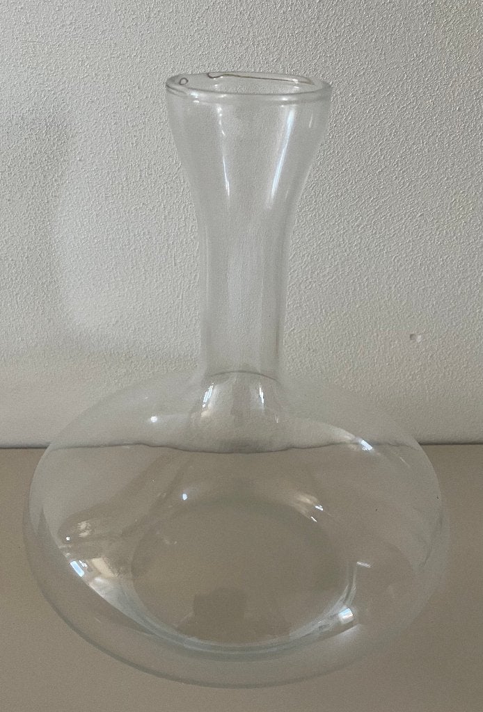 Decanteerkaraf voor wijn, Glas of Glazen, Gebruikt, Verzenden, Glas