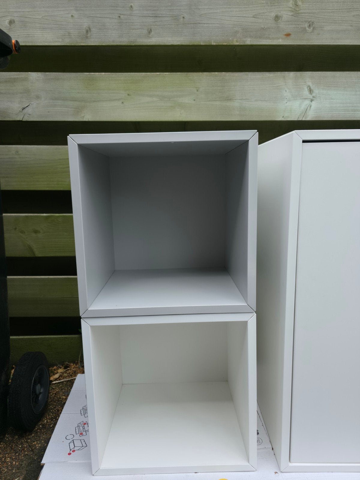 Set van 2 IKEA EKET kasten met ophangsysteem, Huis en Inrichting, Kasten | Overige, Ophalen, Gebruikt