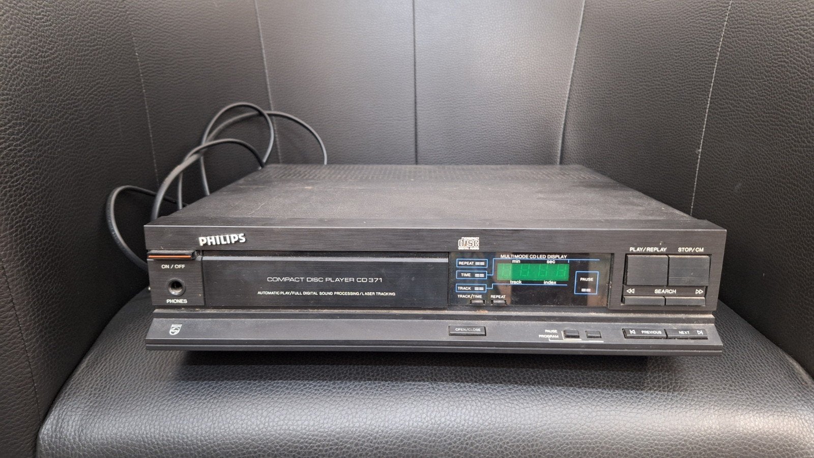 Philips CD-speler CD371 - Vintage Hifi, Audio, Tv en Foto, Cd-spelers, Gebruikt, Philips, Ophalen of Verzenden