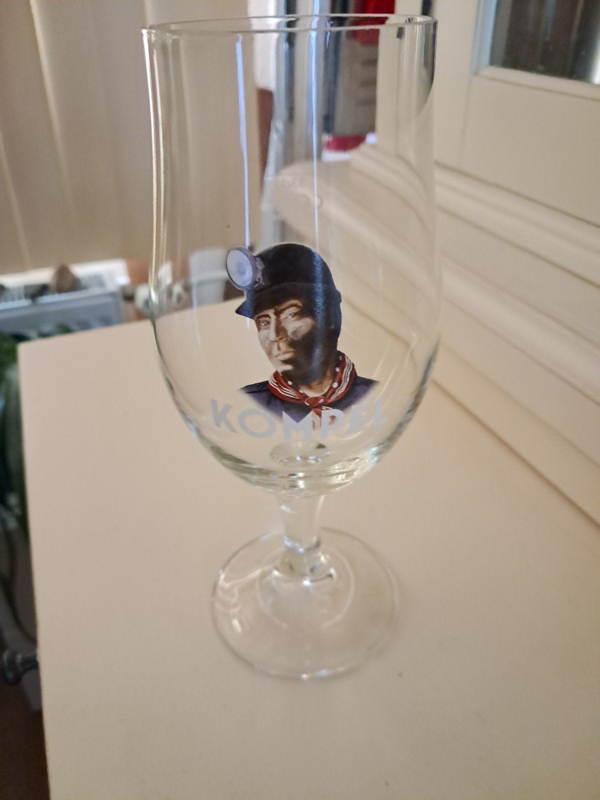 Mooi Kompel mijnwerkersglas, Ophalen of Verzenden
