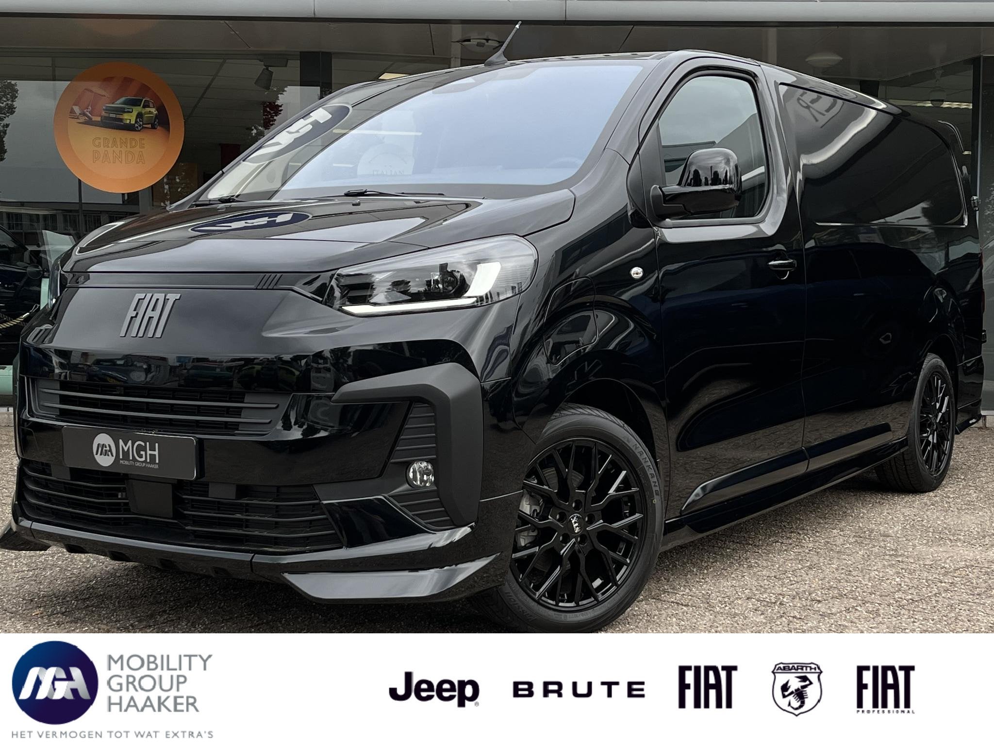 FIAT E-Scudo L3 75 kWh STX / Snel Leverbaar /, Auto's, Winterpakket, Overige carrosserieën, Zwart, 1000 kg