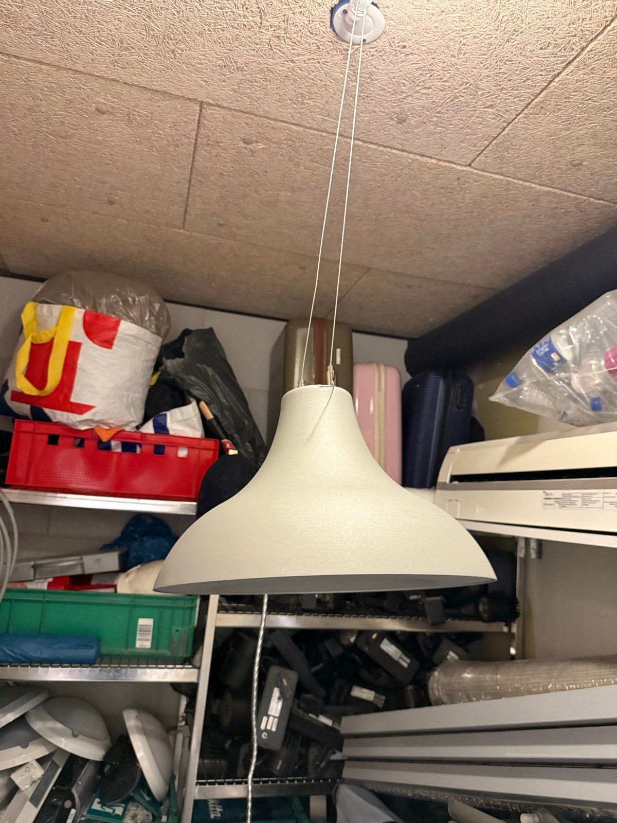 Philips PT570P LED Hanglamp - 34W - Grijs, Ophalen of Verzenden, Gebruikt, Metaal, Overige fittingen