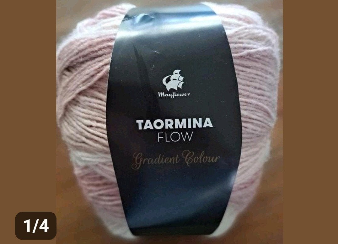 Taormino Flow Mayflower Verloopgaren met alpaca wol, Hobby en Vrije tijd, Ophalen of Verzenden, Nieuw, Breien of Haken, Wol of Garen