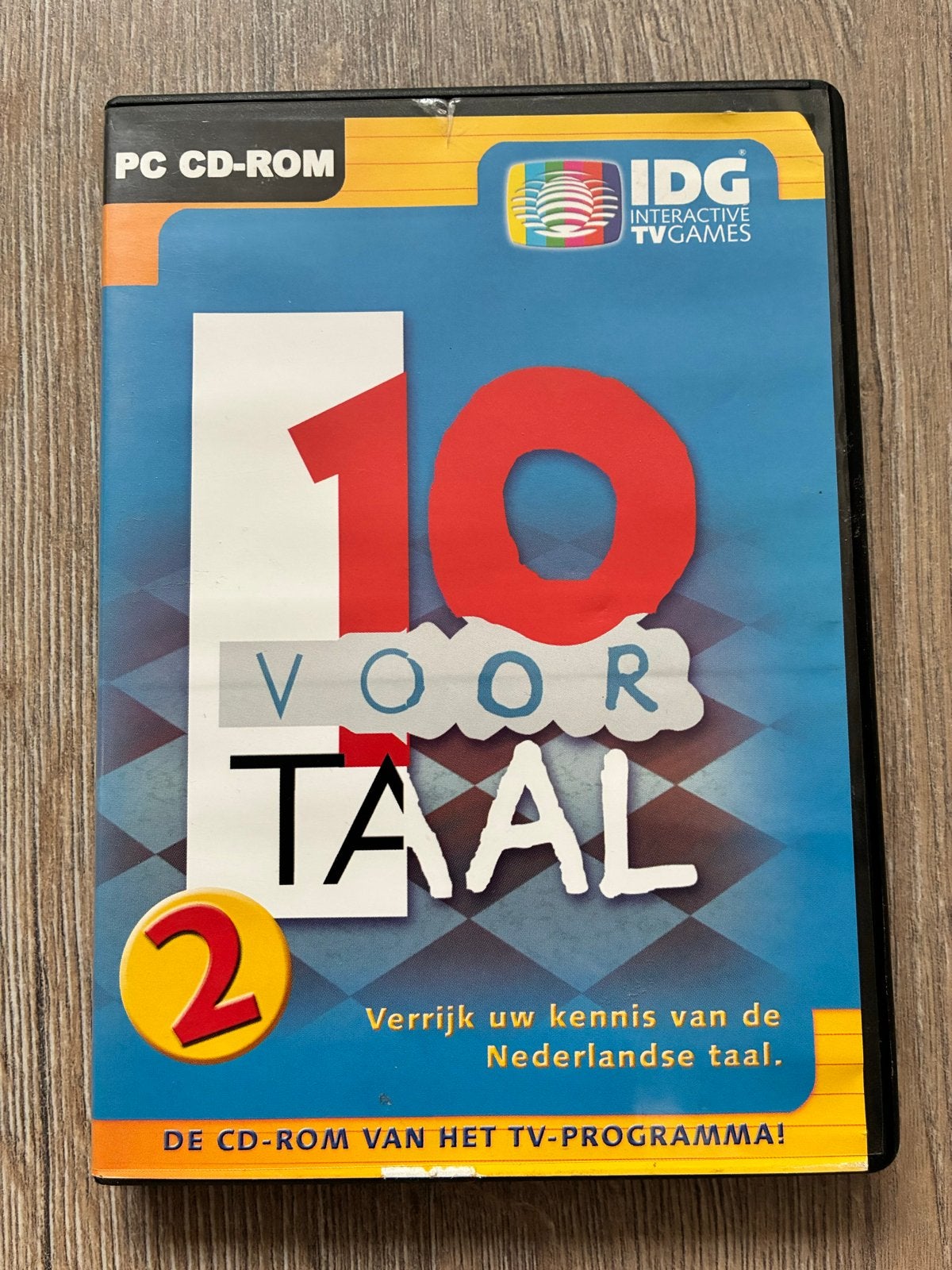 10 voor Taal 2 PC CD-ROM - Verrijk uw kennis van de taal, Puzzel en Educatief, Gebruikt, 1 speler, Eén computer