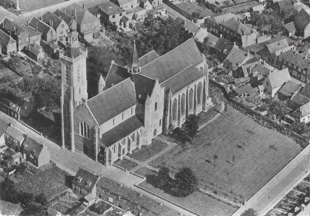 AK Aardenburg - Panorama St. Baafskerk, Verzenden, 1960 tot 1980, Gelopen, Noord-Brabant