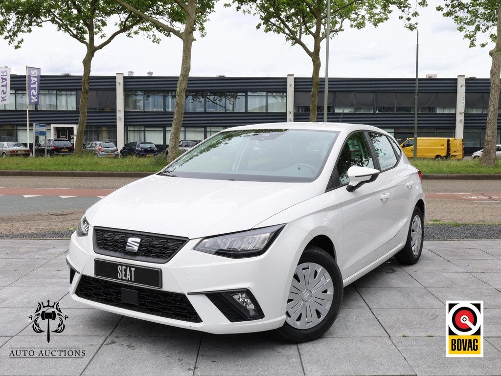 Seat Ibiza 1.0 MPI Airco | Stoelverwarming | Parkeersensoren, Voorwielaandrijving, Stof, Gebruikt, Bedrijf