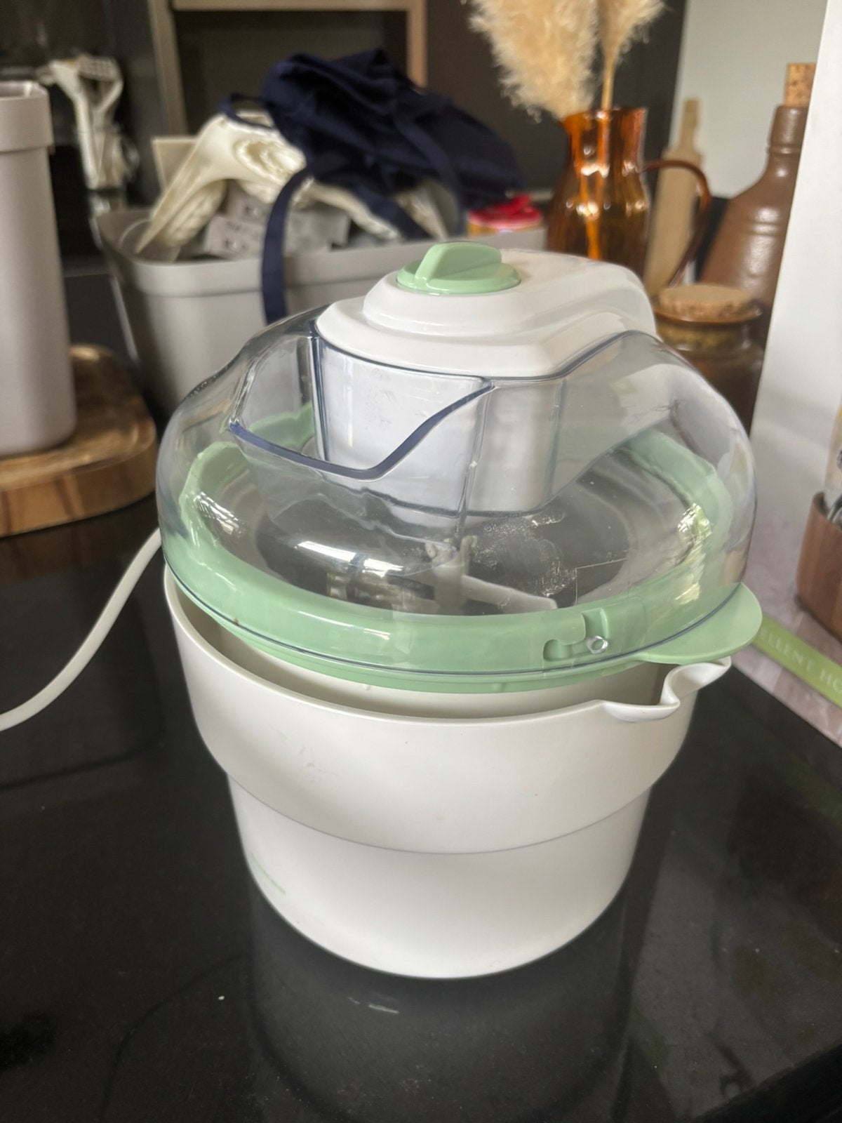 Ijsmachine, voor de hobbykokers!, Witgoed en Apparatuur, Minder dan 1 liter, Ophalen, Zo goed als nieuw