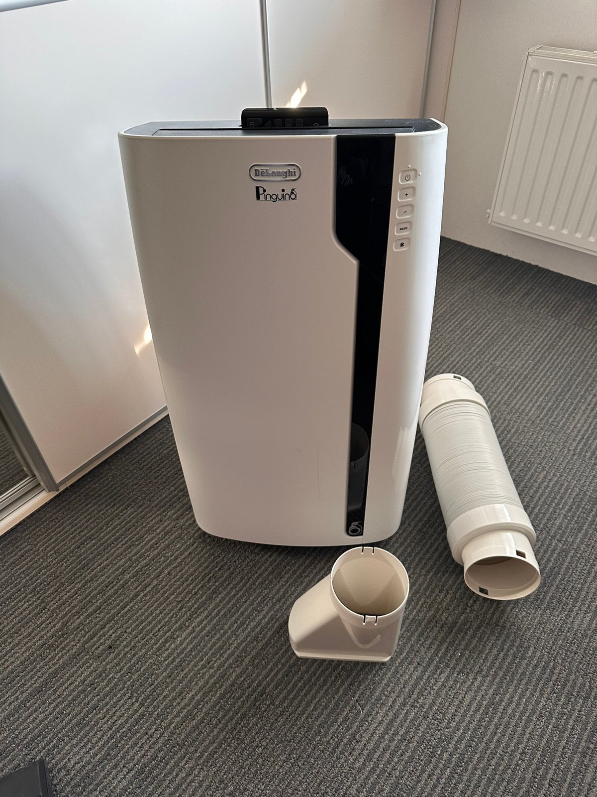 De'Longhi Pinguino PAC EX100 Mobiele Airco, Ophalen, Minder dan 60 m³, Timer, 3 snelheden of meer