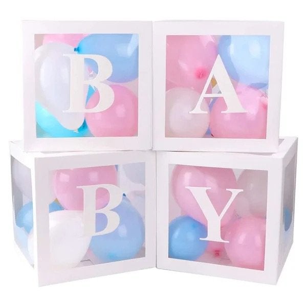 Gender reveal party set 41-delig, Versiering, Nieuw, Ophalen of Verzenden, Info@sweet-one.nl