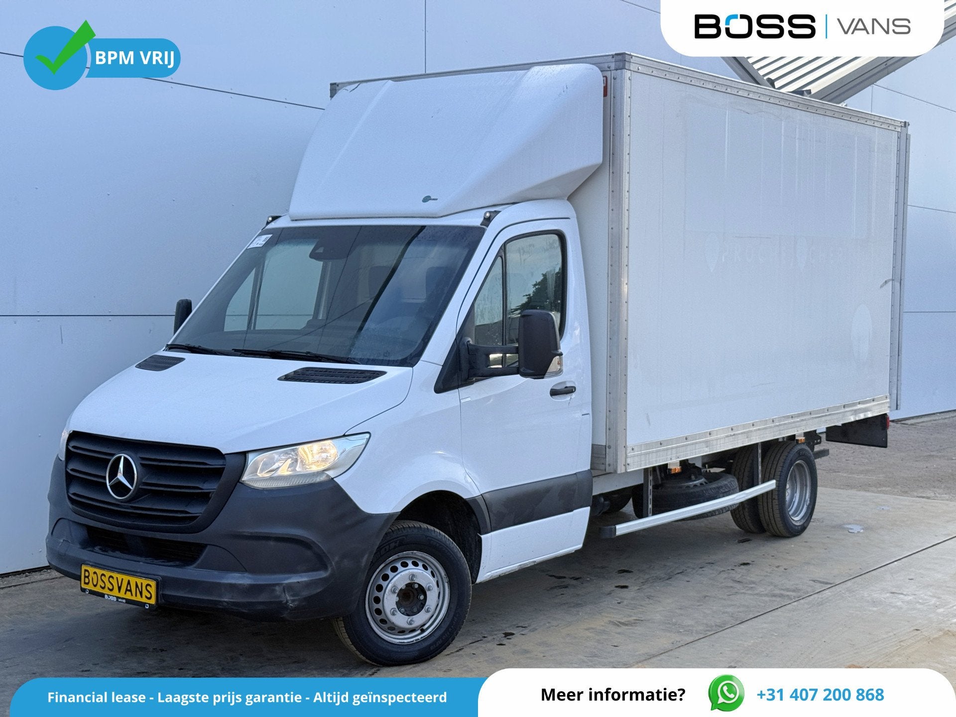 Mercedes-Benz Sprinter 514 1.9 CDI 140PK Laadklep Bakwagen D, Gebruikt, Zwart, 4 cilinders, 2000 kg