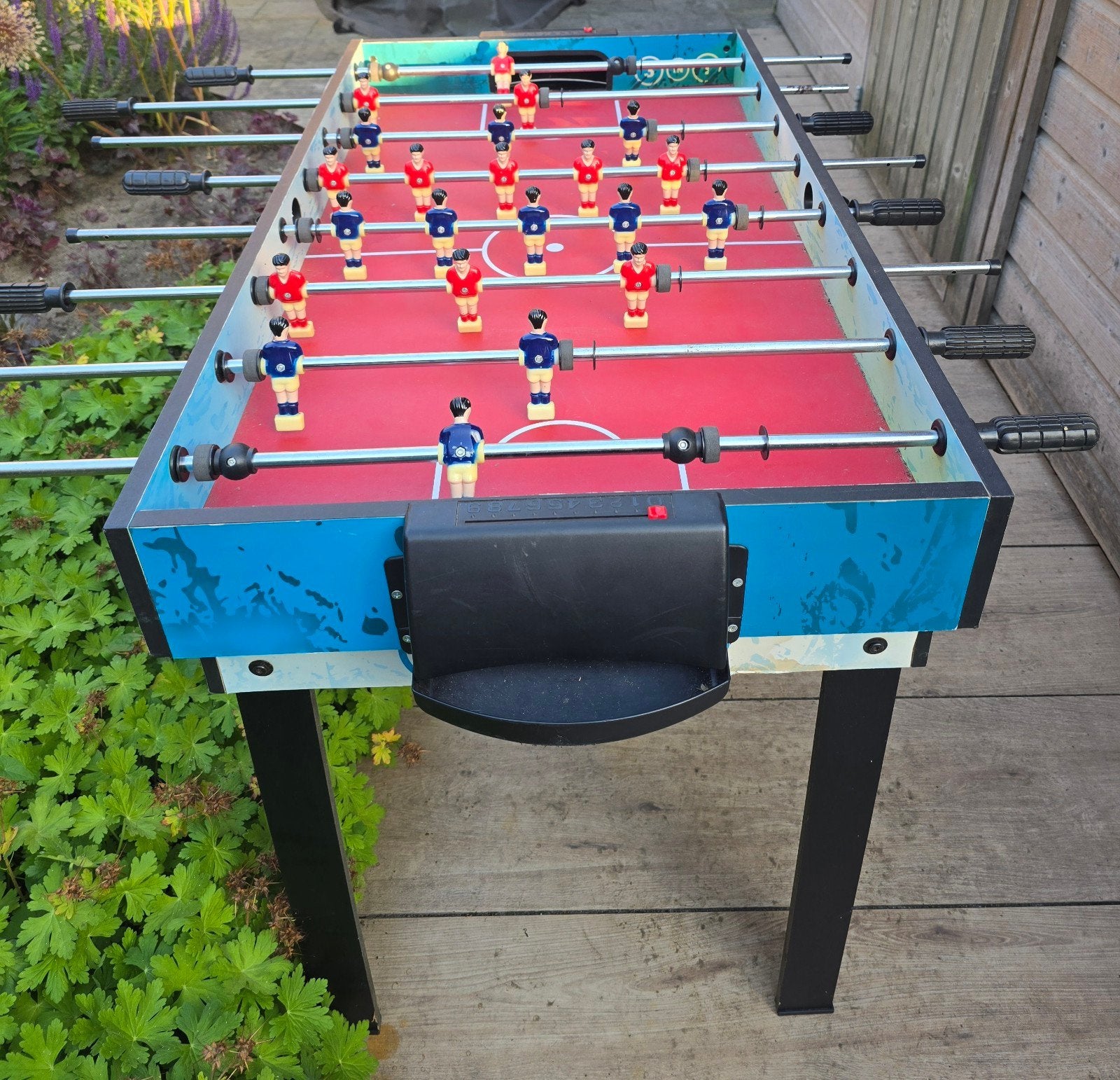 Grote 3 in 1 voetbaltafel, pooltafel en tafeltennis, Ophalen, Gebruikt