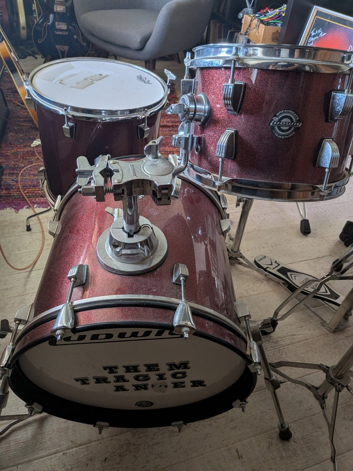 Ludwig drumstel - Breakbeats, Ophalen of Verzenden, Gebruikt, 100 watt of meer
